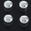 4X Guitar Dome Control KnöPfe für  Tele Ersatz, Silber 8