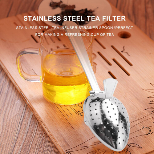 Stainless Steel Tea Infuser Strainer Spoon Loose Leaf Filter Herbs Spice NEW! 1