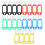 20 x plastic key tag identification label 1