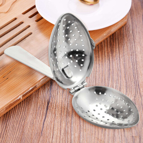 Stainless Steel Tea Infuser Strainer Spoon Loose Leaf Filter Herbs Spice NEW! 1