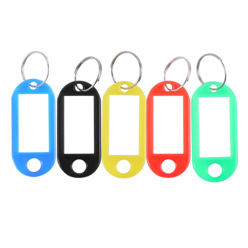 20 x plastic key tag identification label 2