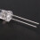 100 pcs 5mm White LED Diode Lights  3V 20mA Bulb Lamps Electronics Components Light Emitting Diodes 7