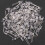 100 pcs 5mm White LED Diode Lights  3V 20mA Bulb Lamps Electronics Components Light Emitting Diodes 6