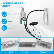 Rear Back License Plate Light With Trunk  Button For Cruze  Number Plate