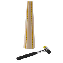 Shaping Bangle Mandrel With Jewelry Hammer Jeweler'S Hammer Bangle Size Measure Bracelet Sizer Gauge