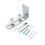 Floor Guide for Bottom Of Sliding Barn Doors Adjustable Wall Mount Stay Roller Guide  Bearings 1