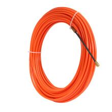 4Mm 20 Meter Orange Guide Device Nylon Electric Cable Push Pullers Duct Snake Rodder Fish Tape Wire