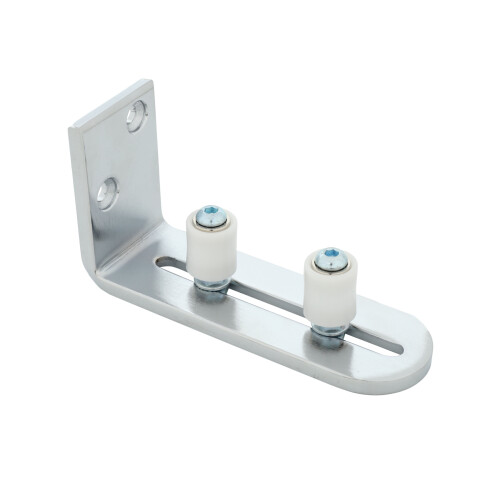 Floor Guide for Bottom Of Sliding Barn Doors Adjustable Wall Mount Stay Roller Guide  Bearings 2