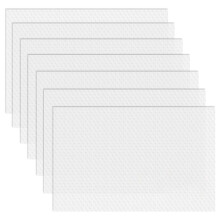 Refrigerator Mats for Shelve, 7 PCS Refrigerator Liners Washable Fridge Shelf Liners and Mats Cabinet Transparent