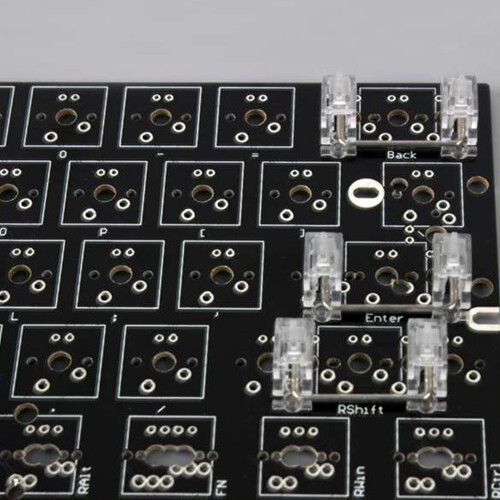 Mechanical Keyboard  Mx  Pcb Mounted  Stabilizer Clear Transparent Case 6.25U Modifier Key Stabiliser 2