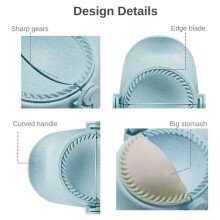Dumpling Maker,Empanadas Press Mold Maker Set with Dough Cutter, Dumpling Mold Set and Cutter for Pierogi,()