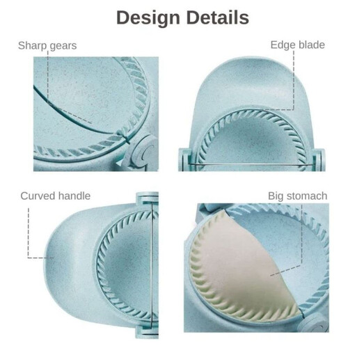 Dumpling Maker,Empanadas Press Mold Maker Set with Dough Cutter, Dumpling Mold Set and Cutter for Pierogi,()