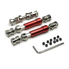 3 PeçAs Metal Drive Shaft CVD Driveshaft para MN128 MN86 MN86S MN86K MN86KS MN G500 1/12 AcessóRios de PeçAs de AtualizaçãO de Carro RC, 1