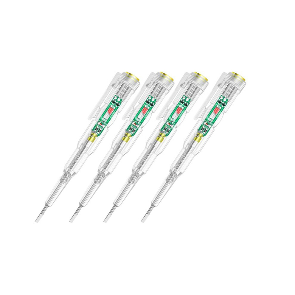4 Pcs Intelligent Voltage Tester Pen Ac Non-Contact Induction Test Pencil Voltmeter Power Detector With Indicator 6033286420068