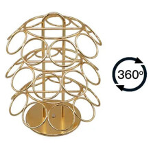 Soporte de Carrusel de CáPsulas con 27 Posiciones de Tarjeta - Organizador de CáPsulas de Café de Metal Giratorio de 360 Grados para Pod