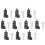 10Pcs Plastic Mounting Clip for  4 Way CPU Coolers CPU Heatsink Cooler Fan 1