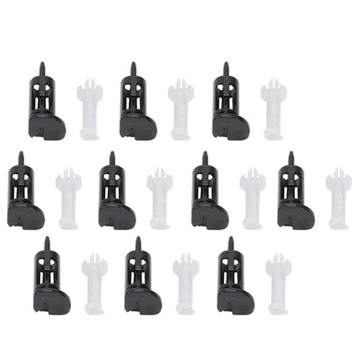 10Pcs Plastic Mounting Clip for  4 Way CPU Coolers CPU Heatsink Cooler Fan