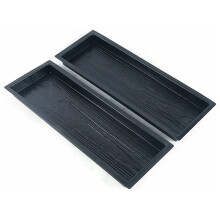 Betonnen Mallen, Houten Planken Vorm Betonnen Mal, Doe-Het-Zelf Plastic Gegoten Bestrating Mal, Tuin Opstapvorm, 2 Pack