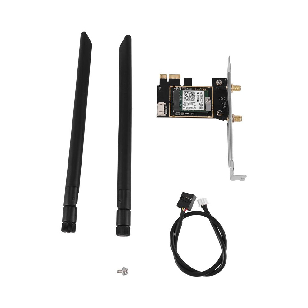 Ac7260 7260Ngw Wifi Card 2.4G/5G 867Mbps 802.11Ac+ Wireless Card Adapter Pcie Adapter With 2X8db Antenna 4711695816765