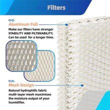 WF813 Humidifier Wick Filter Replacement for EQWF813 Compatible with RCM832, RCM-83 PCWF813 PCCM 840 4Pack