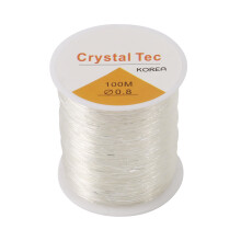 0.8Mm Perlen Schnur LöSchen Kristall Elastisch Stretchy Armband Schnur für Schmuck Herstellung Halskette Armband Perlen Faden 0.8 Mm