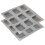 2 Pack Silicone Soap Molds 9 Cavities Square Soap Mold DIY Handmade Silicone Mold for Soap Making 1