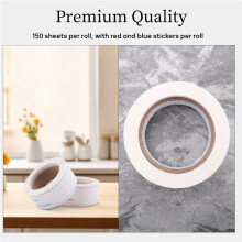 300Pcs Removable Freezer Labels 1 x 3 Inch Food Storage Stickers, Refrigerator Freezer Paper Label Easy Clean