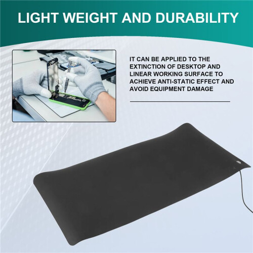Anti-Static Mat+Ground Wire for Mobile Computer Repair Antistatic Blanket,ESD Mat 2