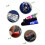 Wind Power LED Light Atmosphere Light  Fin Antenna Warning Flash Lamp Car-Styling Exterior Accessories 9