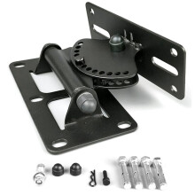 Haut-Parleur Surround Universel Fort Support Mural Support de Plafond Haut-Parleur Support Mural Inclinaison Pivoter 60Kg 132Lbs