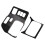 Shift Panel for  Land  Prado 120 2003-2009 Stainless Steel Accessories 1