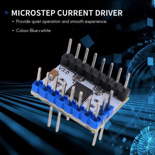 5Pcs TMC2209 V3.0 Stepper Motor Driver Stepping Rod Silent Driver 256 Microstep Current 2.8A  VS TMC2208 1