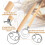 Danish Dough Whisk Bread Mixer and Egg Beater, Kitchen Baking Tools Blender for Bread Pastry Pizza Making 2 Pack 5