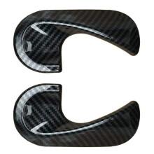 Car Carbon Fiber Interior Door Handle Buckle Decorative for 453 Fortwo Forfour 2015-2020 Accessories