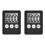 Digital Kitchen Timer, Timer, Egg Timer, Suitable for Work, Sports Timer, Game, Cooking Timer, 2 Pack Black 1