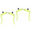 2Paires Levier Vert Aluminium Solidité Installation Rapide 4