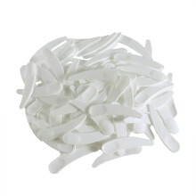 300Pièces Spatules Faciales Blanches Plastique Pour Cosmétiques