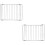 2Pièces Grille Barbecue Four Électrique Argent Résistante 6