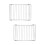 2Pièces Grille Barbecue Four Électrique Argent Résistante 7