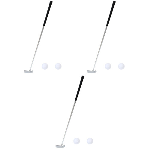 3Ensembles Golfs Putter Compact Pliable Entraînement Alliage Argent 2