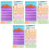 3Ensembles Tableau Suspendu Lettres Coloré Pour Apprentissage 3