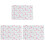 3Pièces Multi Usage Pour Animaux Corail Douce Lavable 2