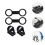 8Pièces Verrou Snorkel Réutilisable Pour Accessoire De Noir 11