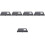 5Pièces Mini Table Pliante Camping Acier Noir Portable Extérieur 6
