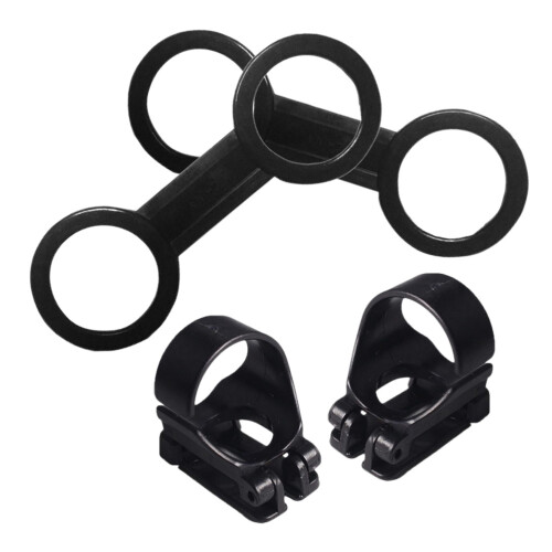 8Pièces Verrou Snorkel Réutilisable Pour Accessoire De Noir 2