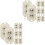 16Pièces Roulettes Blanches Mini Pour Meubles Et De Rangement 5