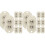 16Pièces Roulettes Blanches Mini Pour Meubles Et De Rangement 4