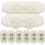 16Pièces Roulettes Blanches Mini Pour Meubles Et De Rangement 3