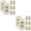 16Pièces Roulettes Blanches Mini Pour Meubles Et De Rangement 8