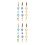 6Pièces Clips Pulls Verre Assortis Look Vintage Élégant 7